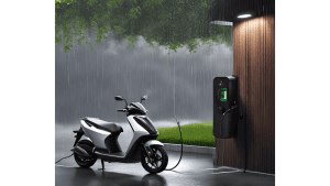 electric scooter with charger