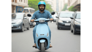 Using helmet while riding